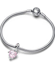 Pandora Roze Stamboom en Hart Hangende Bedel 792654C01, exclusief en kwalitatief hoogwaardig. Ontdek nu!
