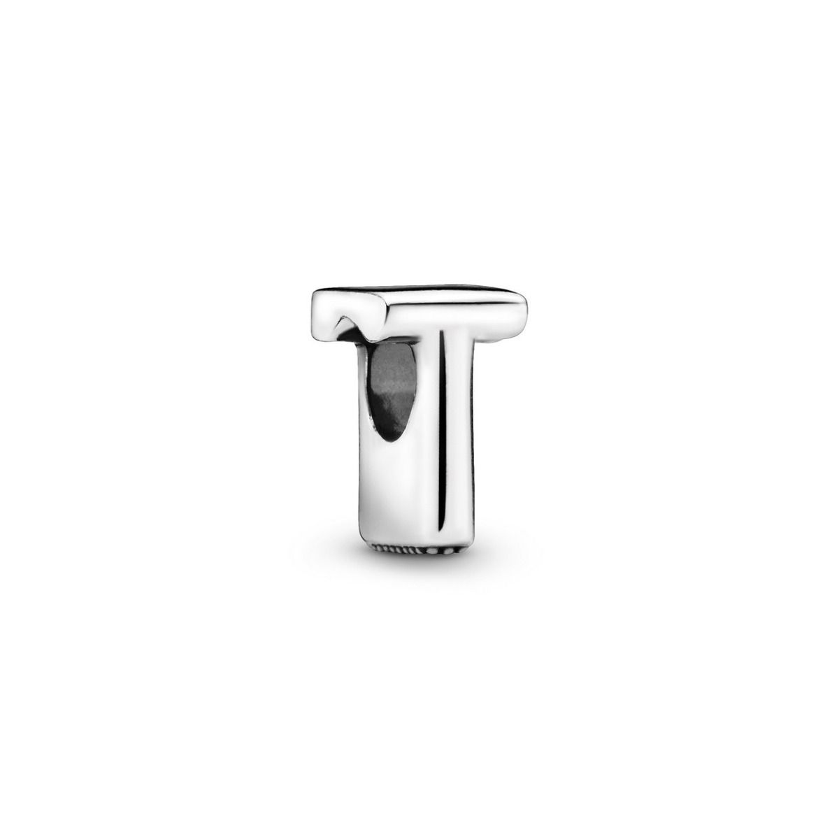 Pandora Letter T Alfabetbedel zilver - 797474