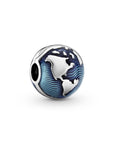 Pandora Blauwe Wereldbol Clip Bedel 799429C01, exclusief en kwalitatief hoogwaardig. Ontdek nu!