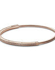 Pandora Signature rose bangle armband met zirkonia 582313C01, exclusief en kwalitatief hoogwaardig. Ontdek nu!
