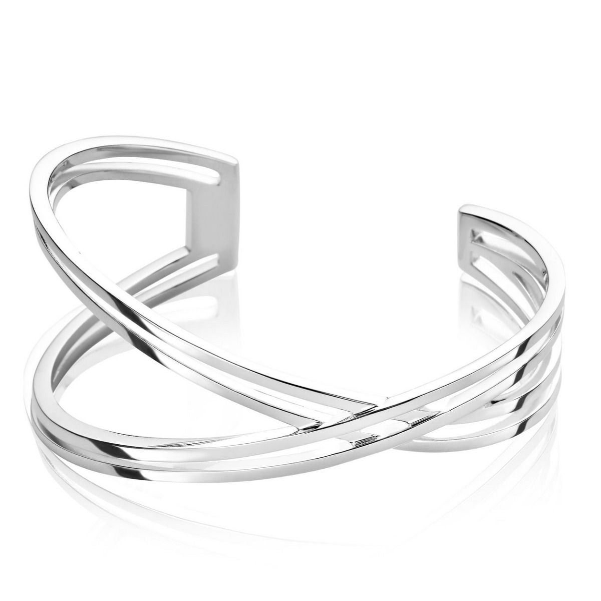 Mart Visser by Zinzi zilveren fantasie klem armband glad 30mm MVA12, exclusief en kwalitatief hoogwaardig. Ontdek nu!