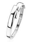Mart Visser by Zinzi zilveren strakke bangle armband glad 12mm MVA16, exclusief en kwalitatief hoogwaardig. Ontdek nu!