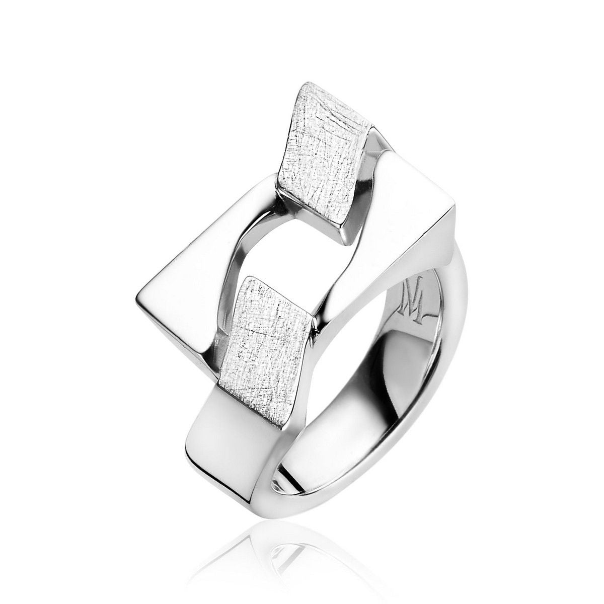 ZINZI Zilveren Ring MVR11 14mm