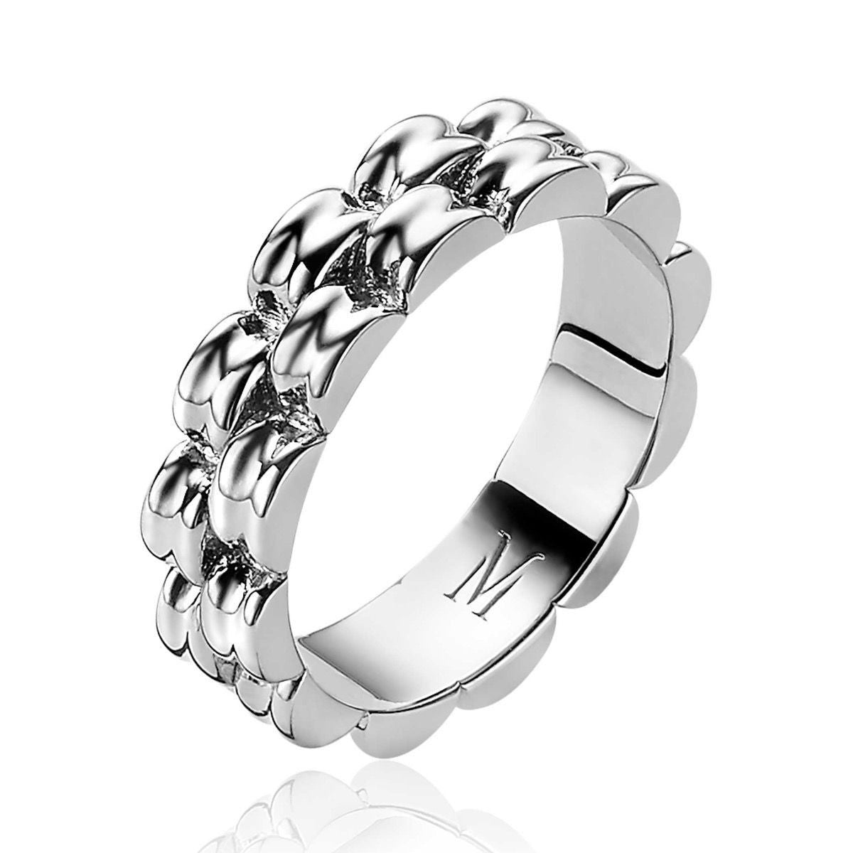 ZINZI Zilveren Ring MVR23
