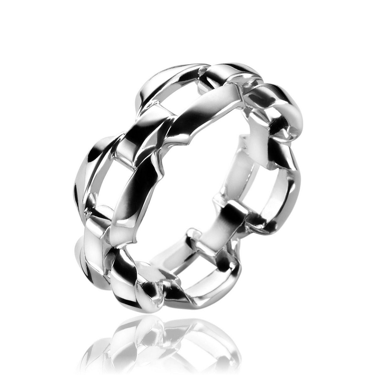 ZINZI Zilveren Ring MVR2