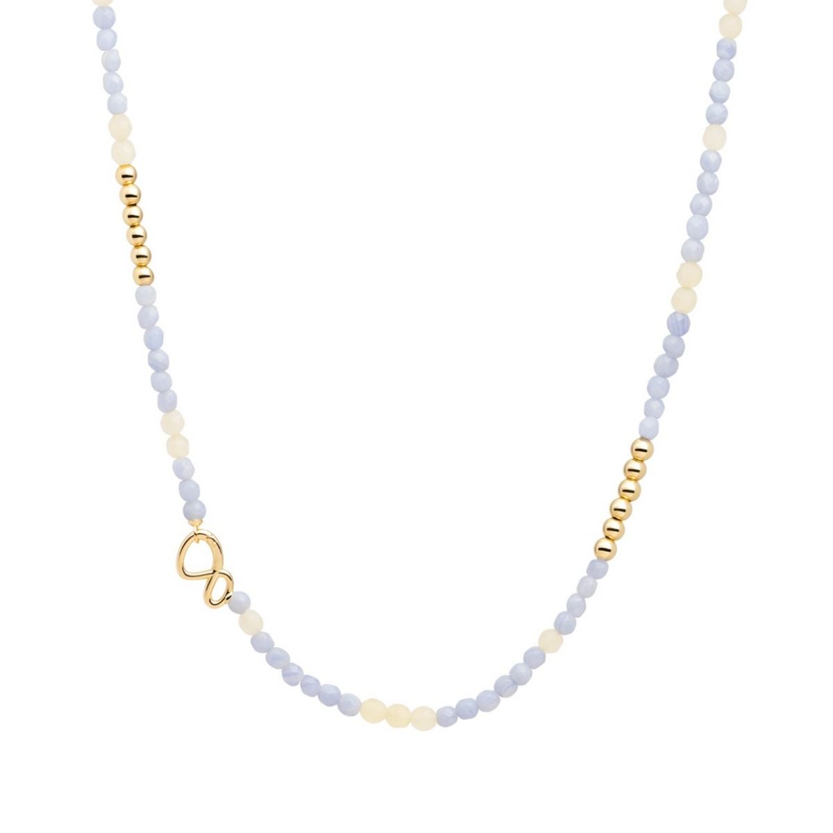 Sparkling Jewels Ketting Kantagaat NLK02G-G47-G48 Zilverkleurig