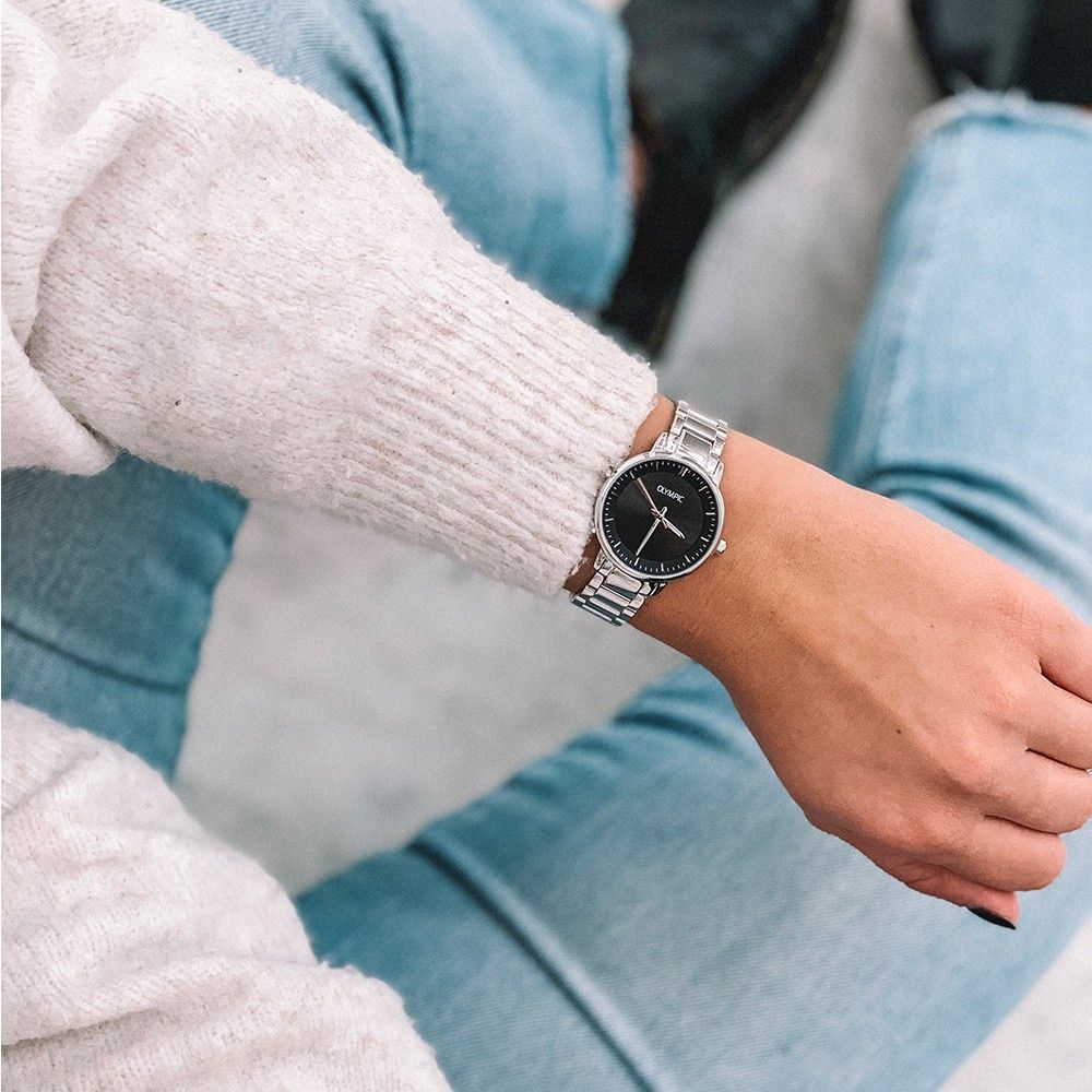 Olympic OL21DSS001 Verona Horloge - Staal - Zilverkleurig - 32mm, exclusief en kwalitatief hoogwaardig. Ontdek nu!