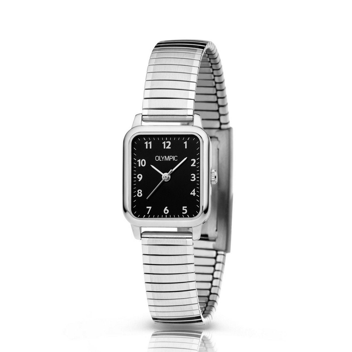 Olympic OL26DSS141 BRITT - Horloge - Staal - Zwart - 20-23mm, exclusief en kwalitatief hoogwaardig. Ontdek nu!