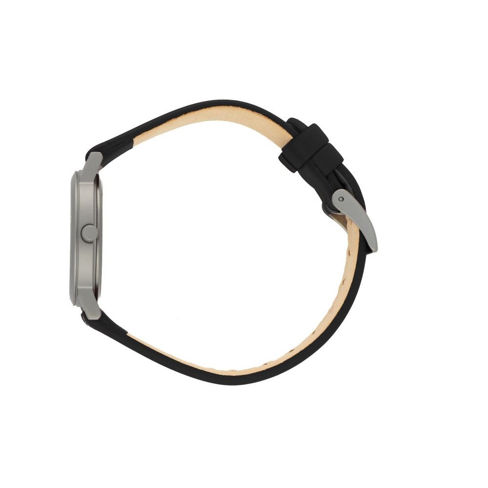 Olympic Horloge 30mm leer zwart - OL26DTL067