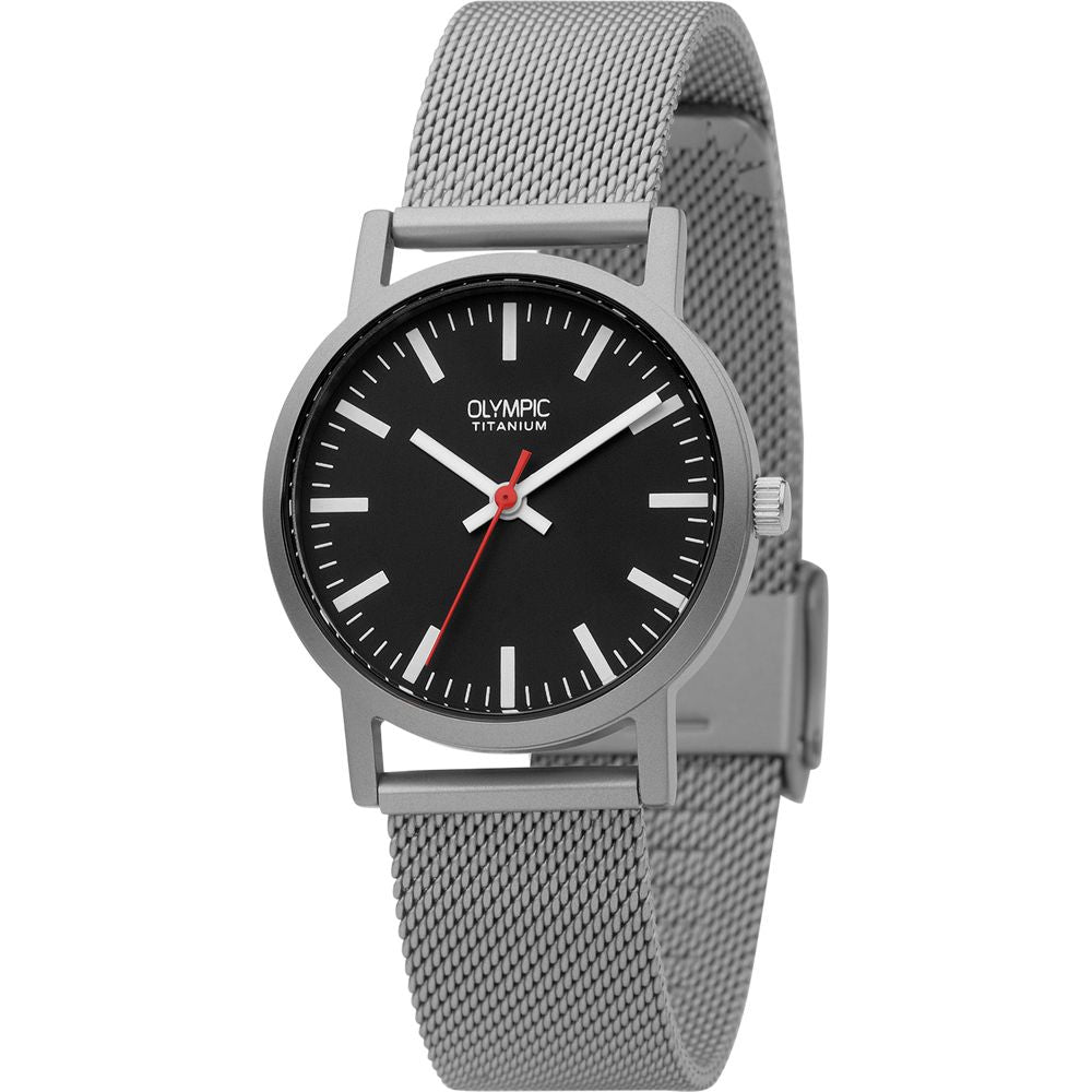 Olympic Horloge 30mm titanium zilverkleurig - OL26DTT096