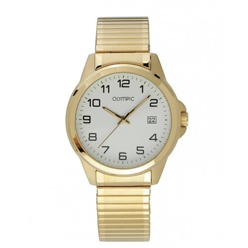 Olympic OL26HDD005 horloge -staal - goudkleurig - Rekband -38mm, exclusief en kwalitatief hoogwaardig. Ontdek nu!