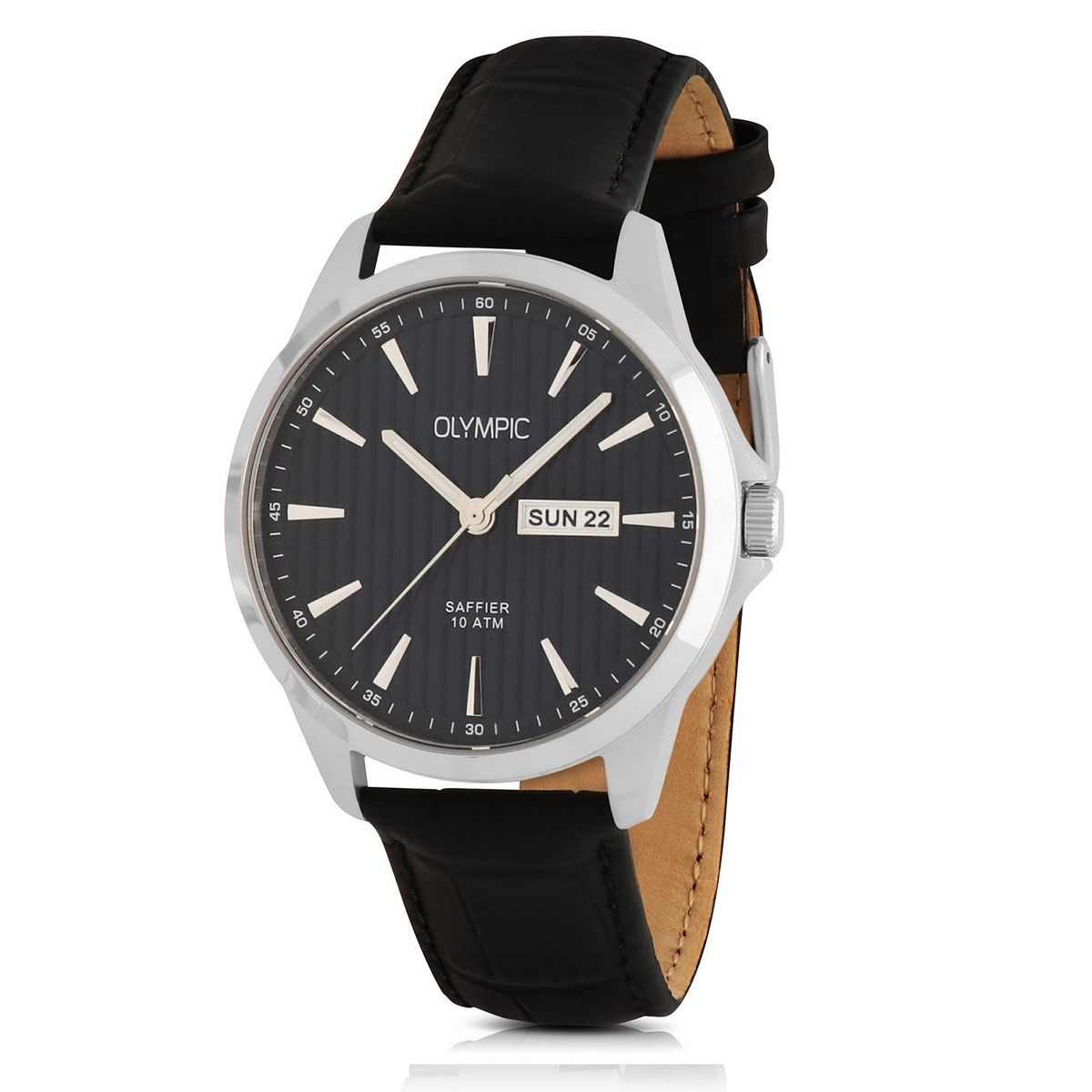 Olympic OL26HSL080 Horloge Heren Zwart 41mm, exclusief en kwalitatief hoogwaardig. Ontdek nu!