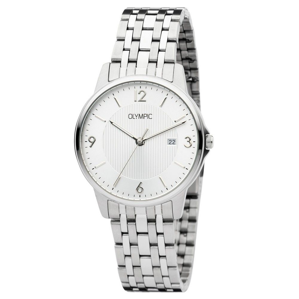 Olympic Horloge OL26HSS296 Zilver 39mm zilverkleurig