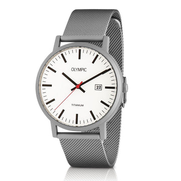 Olympic OL26HTT219 Horloge Heren Zilverkleurig 40mm, exclusief en kwalitatief hoogwaardig. Ontdek nu!