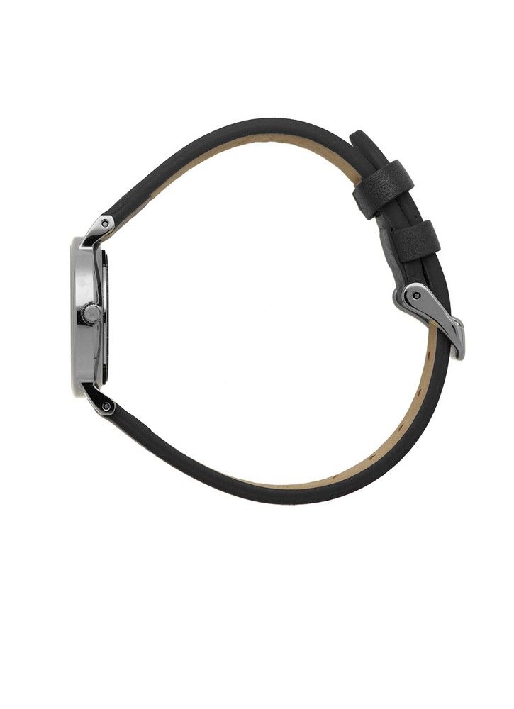 Olympic Horloge 26mm leer zwart - OL66DSL008