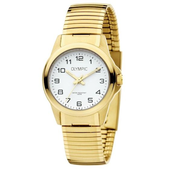 Olympic Horloge OL72DDD011 Goud 27mm goudkleurig