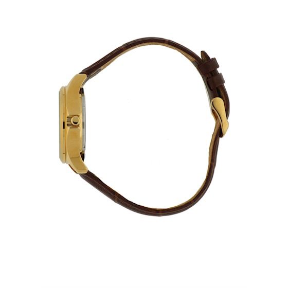 Olympic Horloge OL72DDL001 Bruin 29mm leer