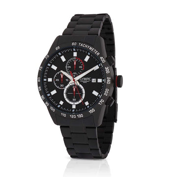 Olympic OL72HZZ003 MAX Horloge - Zwart - Bracelet - Zwart, exclusief en kwalitatief hoogwaardig. Ontdek nu!