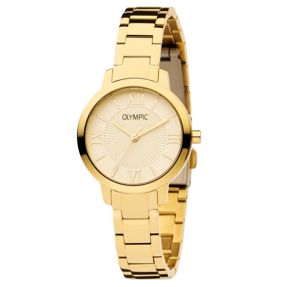 Olympic Horloge OL88DDD006 Goud 30mm goudkleurig