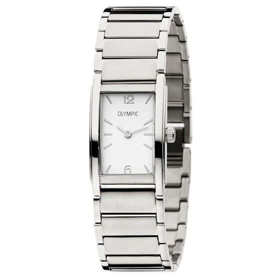 Olympic Horloge OL88DSS011 Zilver 18mm zilverkleurig