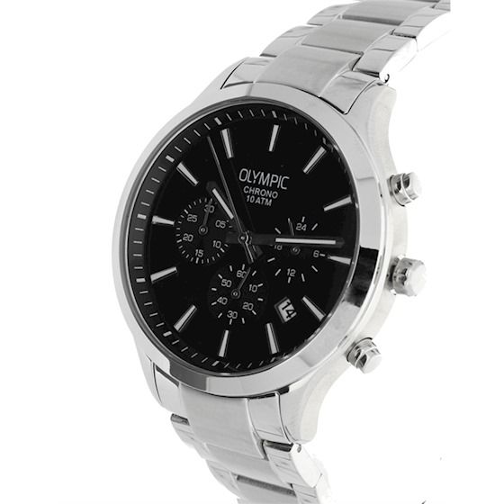 Olympic Horloge OL88HSS004 Zilver 42mm zilverkleurig