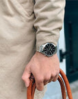 Olympic OL88HSS004 Monza Horloge - Staal - Zilverkleurig - 42mm, exclusief en kwalitatief hoogwaardig. Ontdek nu!