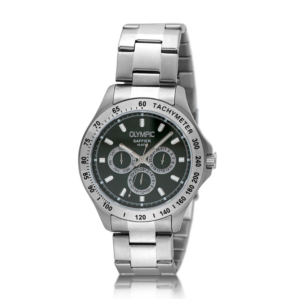 Olympic JEFFREY Bracelet Horloge zwart - OL89HSS049