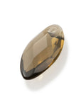 Pendant Gemstone - Facet Leaf Smoky Quartz - 28mm PENGEM23-FCT-S, exclusief en kwalitatief hoogwaardig. Ontdek nu!