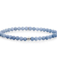 Sparkling Jewels Armband - Blue Aventurine Saturn small - Zilver 4mm SB-GEM37-ADD-4MM, exclusief en kwalitatief hoogwaardig. Ontdek nu!