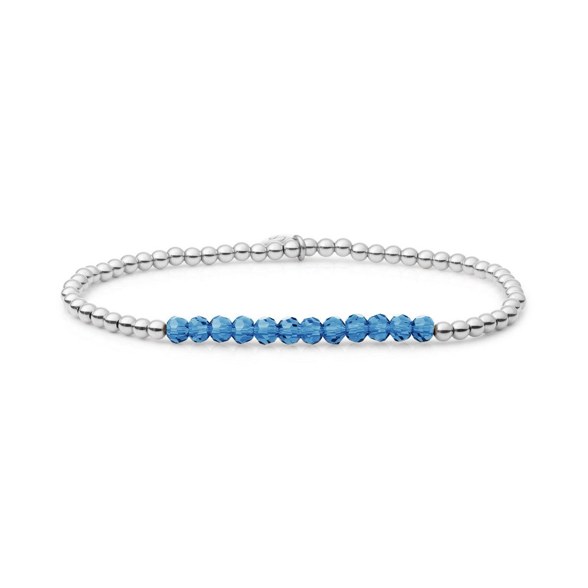 Sparkling Jewels Armband Kwarts SB-GEM46-3MM-LINE Goudkleurig