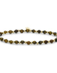 Sparkling Jewels armband - Tiger Eye Interstellar - Goud 3mm SBG-GEM09-3MM-MIX, exclusief en kwalitatief hoogwaardig. Ontdek nu!