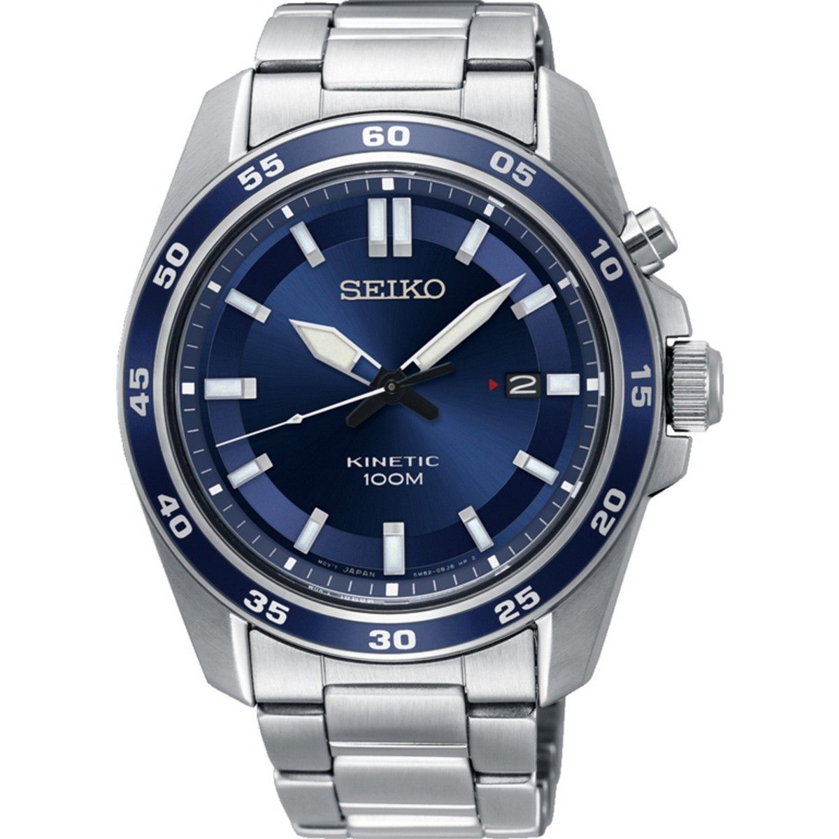Seiko Herenhorloge 22 cm blauw - SKA783P1
