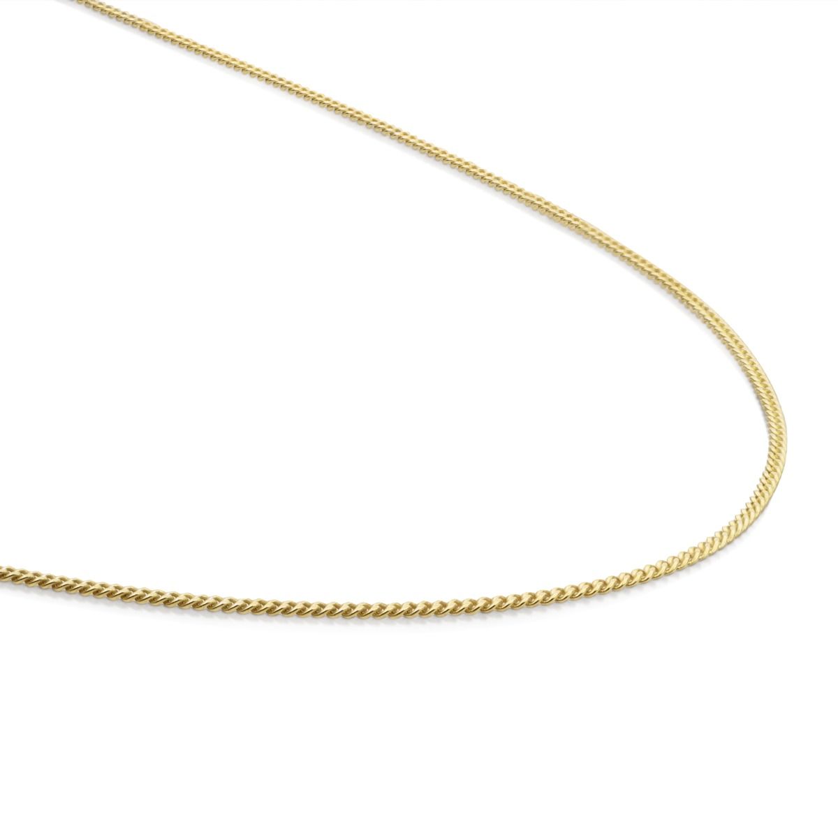 Sparkling Jewels Ketting Curb chain SN-CBG-042 Goudkleurig