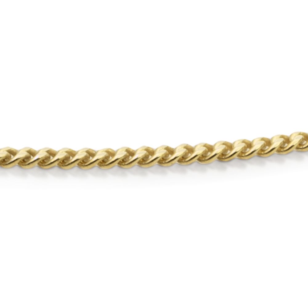 Sparkling Jewels Ketting Curb chain SN-CBG-042 Goudkleurig