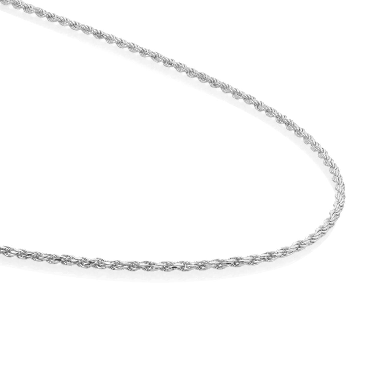 Sparkling Jewels Ketting Rope chain SN-RPS-045 Zilverkleurig