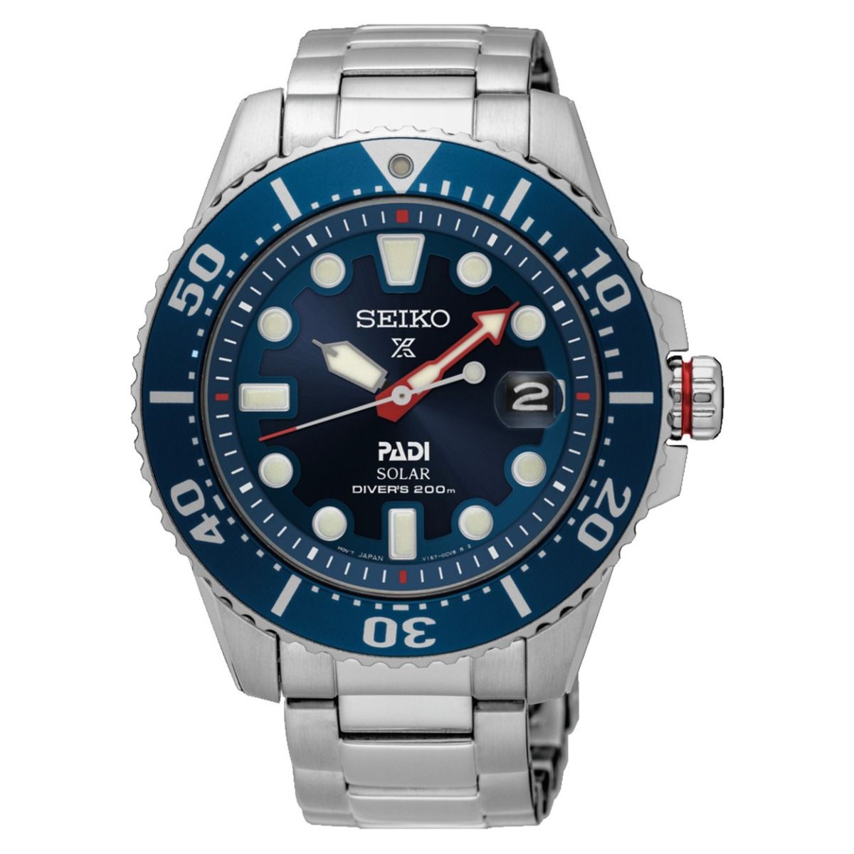 Seiko Prospex Herenhorloge 20mm blauw - SNE549P1