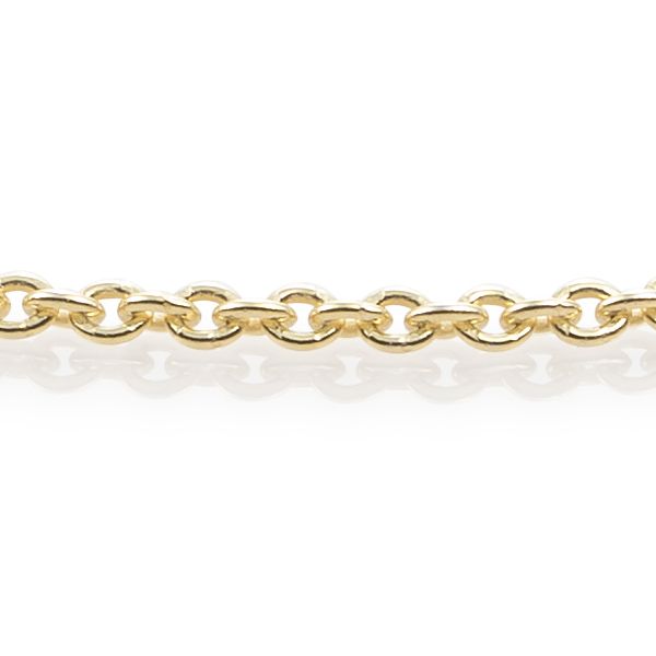 Sparkling Jewels Ketting Anchor chain SNGM042 Goudkleurig