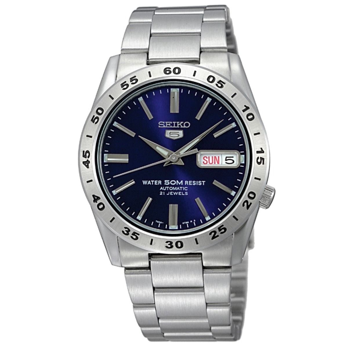 Seiko Herenhorloge 22 cm blauw - SNKD99K1