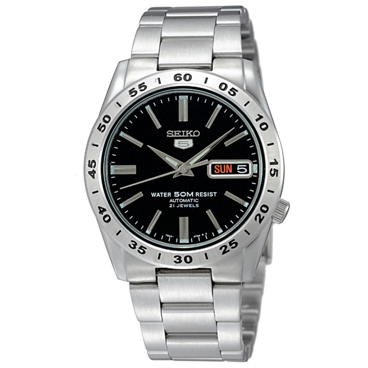 Seiko Herenhorloge 21 cm zwart - SNKE01K1