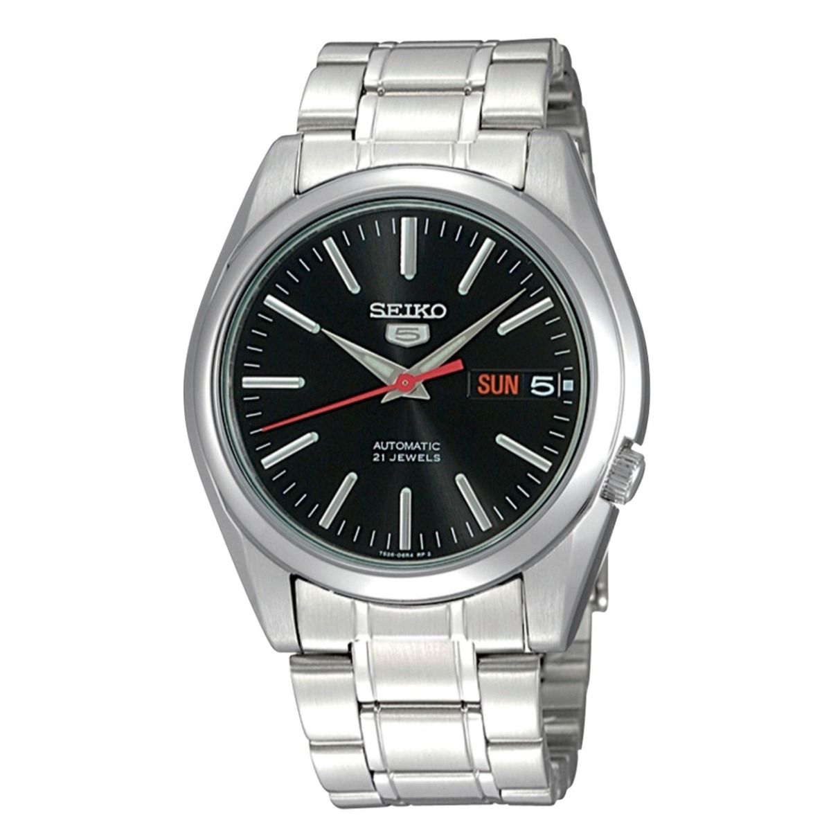Seiko Herenhorloge 21 cm zwart - SNKL45K1