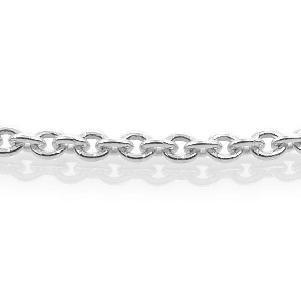 Sparkling Jewels Ketting Anchor chain SNSM042 Zilverkleurig