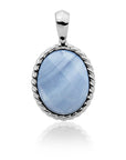 Sparkling Jewels hanger - Silver - Blue Lace Agate Twist SP21-G47, exclusief en kwalitatief hoogwaardig. Ontdek nu!