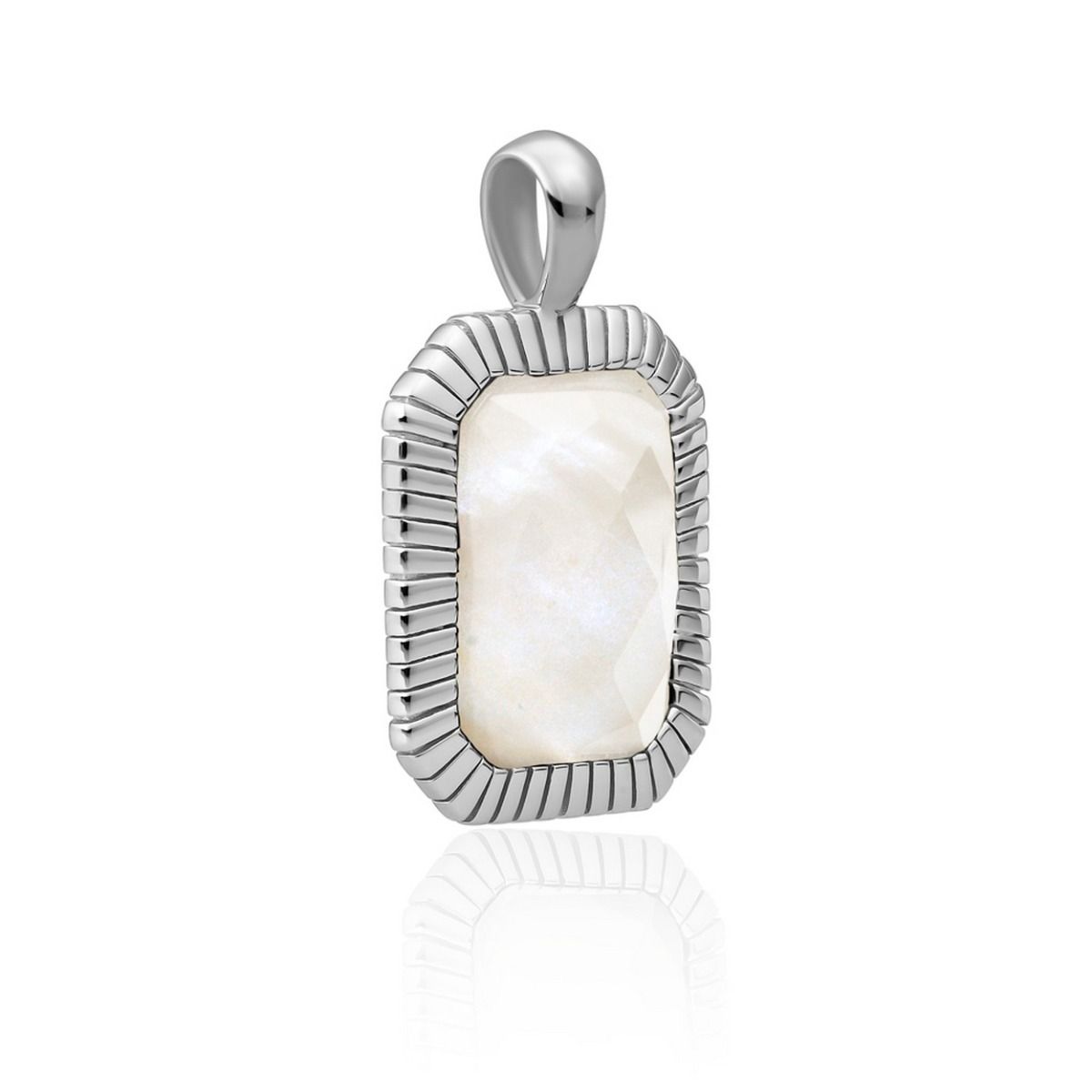 Sparkling Jewels Hanger Parel SP23-P01 Zilverkleurig