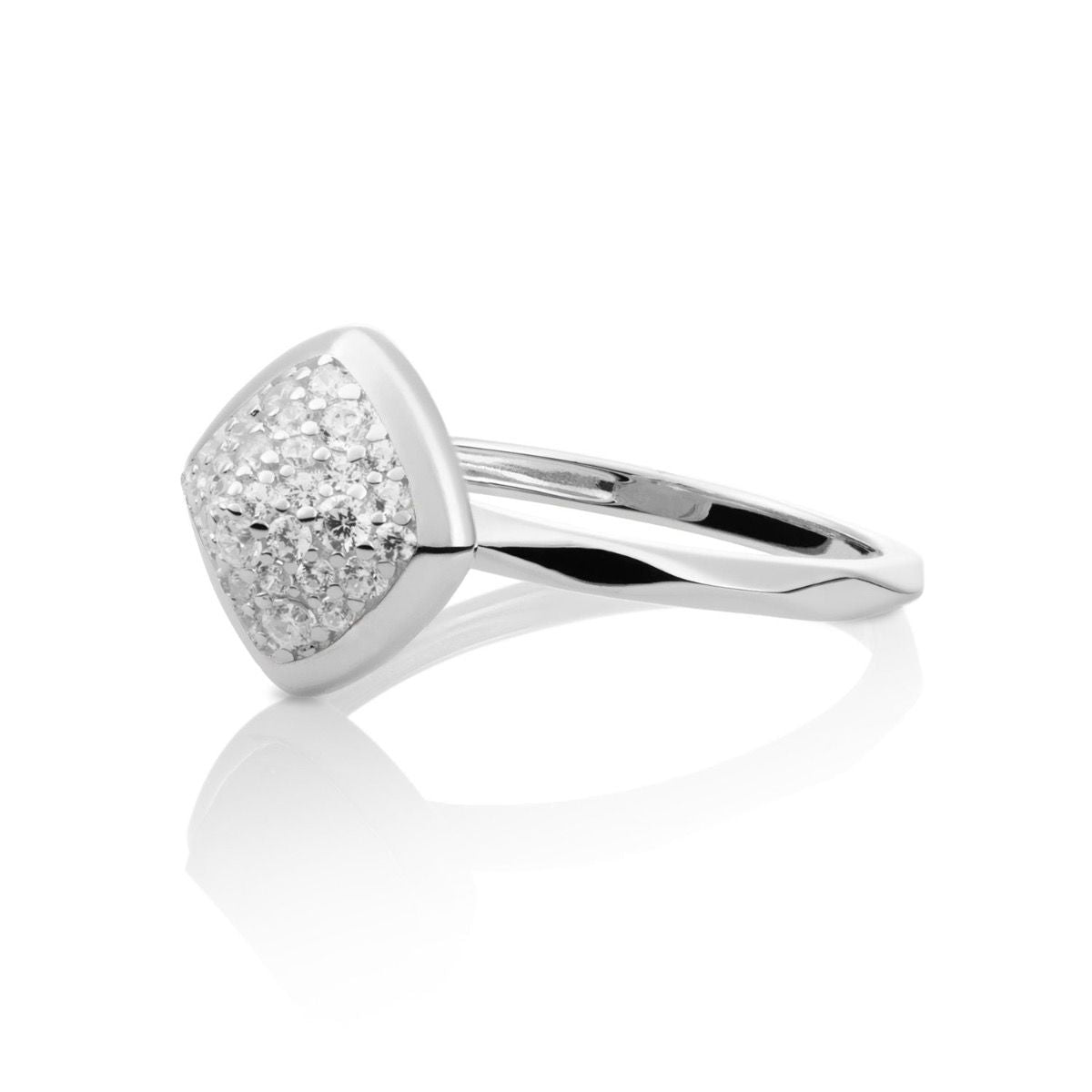 Sparkling Jewels Ring Zirkonia SRI01-CZ-60 Zilverkleurig