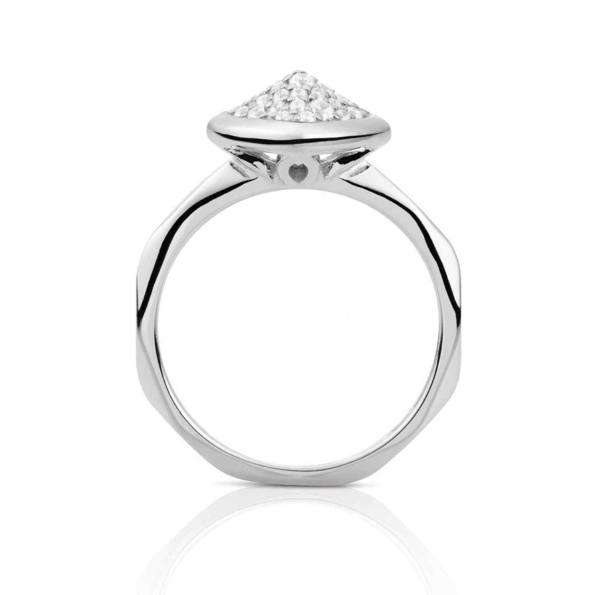 Sparkling Jewels Ring Zirkonia SRI01-CZ-60 Zilverkleurig