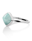 Sparkling Jewels Ring - Zilver - Amazonite Edge SRI01-G12, exclusief en kwalitatief hoogwaardig. Ontdek nu!