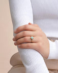 Sparkling Jewels Ring - 9k Goud - Amazonite Edge SRIG01-G12, exclusief en kwalitatief hoogwaardig. Ontdek nu!