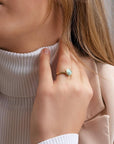 Sparkling Jewels Ring - 9k Goud - Amazonite Edge SRIG01-G12, exclusief en kwalitatief hoogwaardig. Ontdek nu!