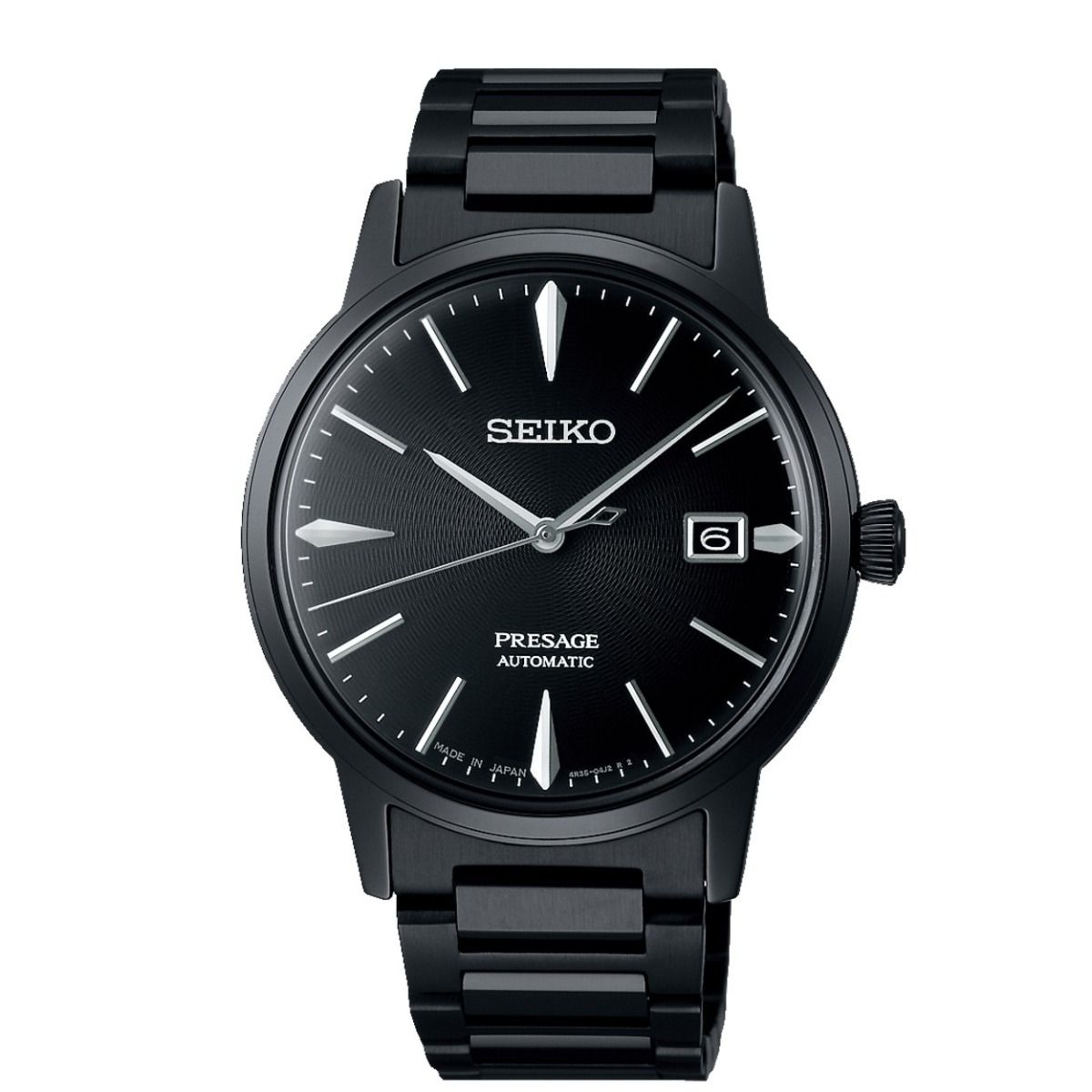 Seiko Presage Herenhorloge 39mm zwart - SRPJ15J1
