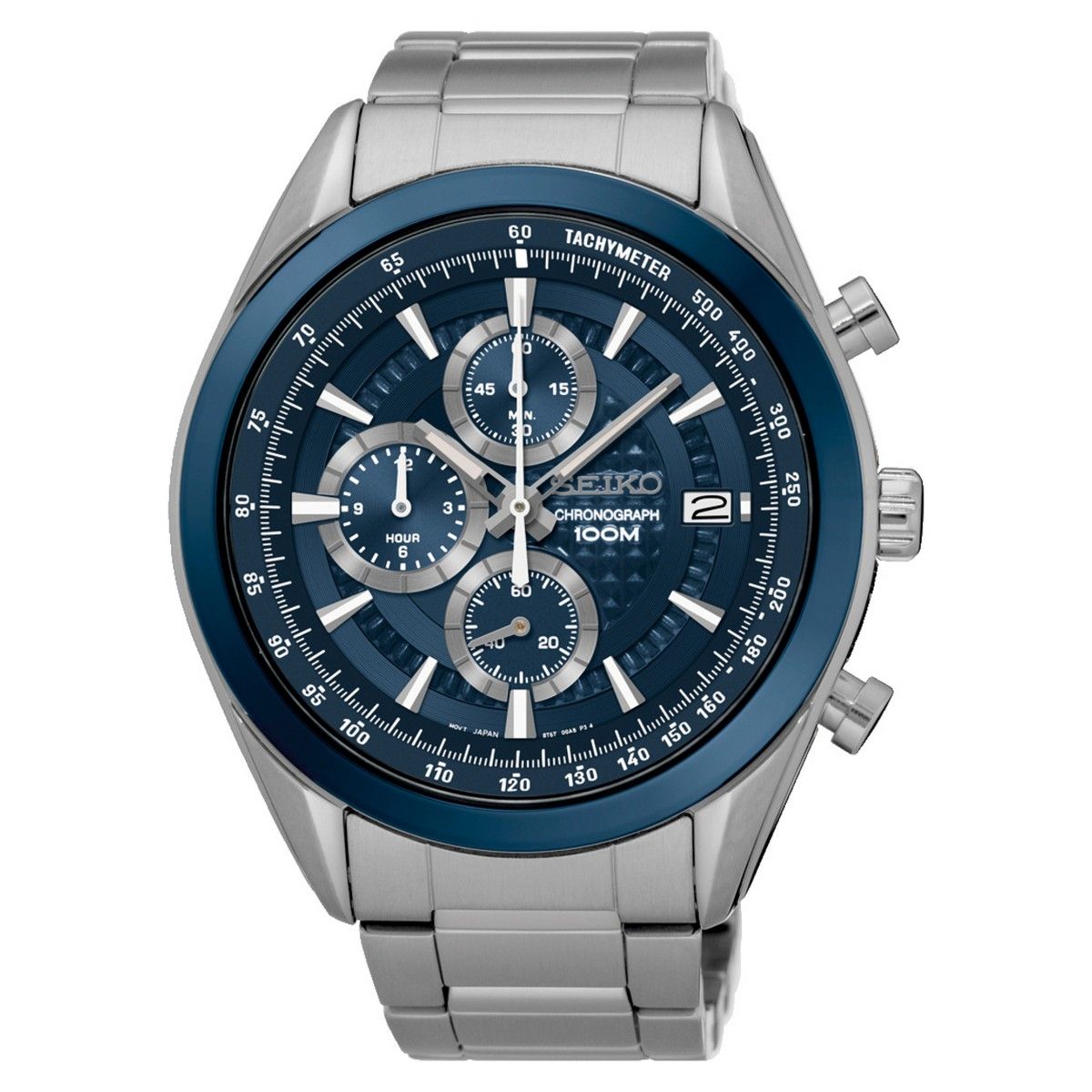 Seiko Herenhorloge 45mm blauw - SSB177P1